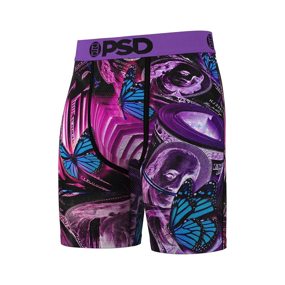 PSD Men's Multicolor Money Flys Boxer Briefs Medium Underwear - 324180045-MUL-M
