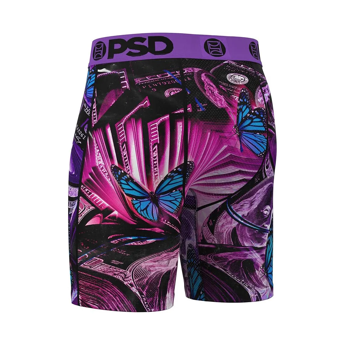 PSD Men's Multicolor Money Flys Boxer Briefs Medium Underwear - 324180045-MUL-M