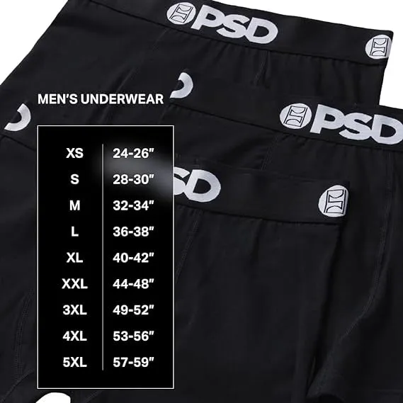 PSD Men's Multicolor Xmas Modal Boxer Brief 3 Pack Box Set Medium Underwear - 424180126-MUL-M