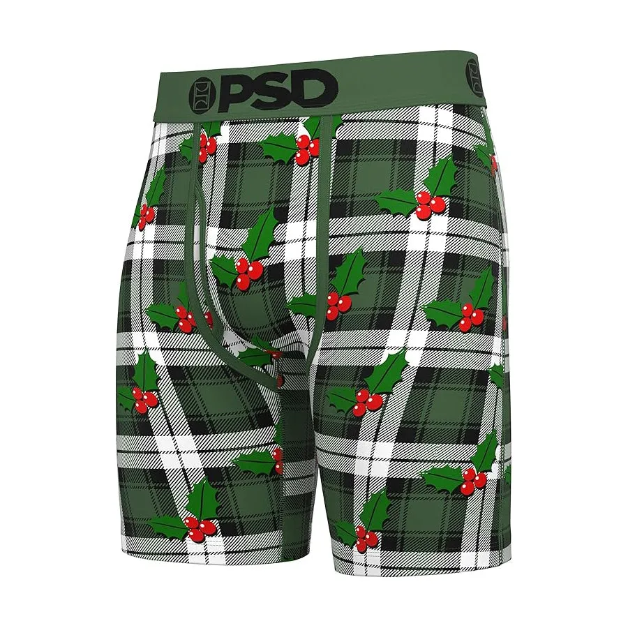 PSD Men's Multicolor Xmas Modal Boxer Brief 3 Pack Box Set Medium Underwear - 424180126-MUL-M