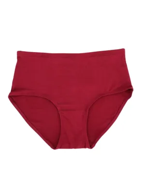 S301PLS Cabernet Modal Briefs with Elastic Waist Plus Sizes 3 Pack
