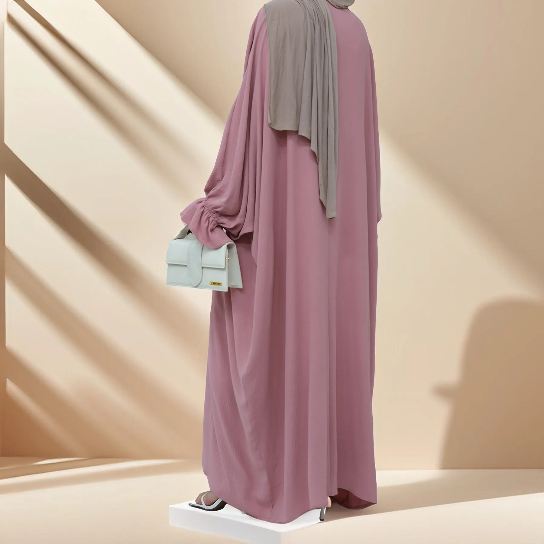Serene Petal Abaya - Loose Cut & Comfy
