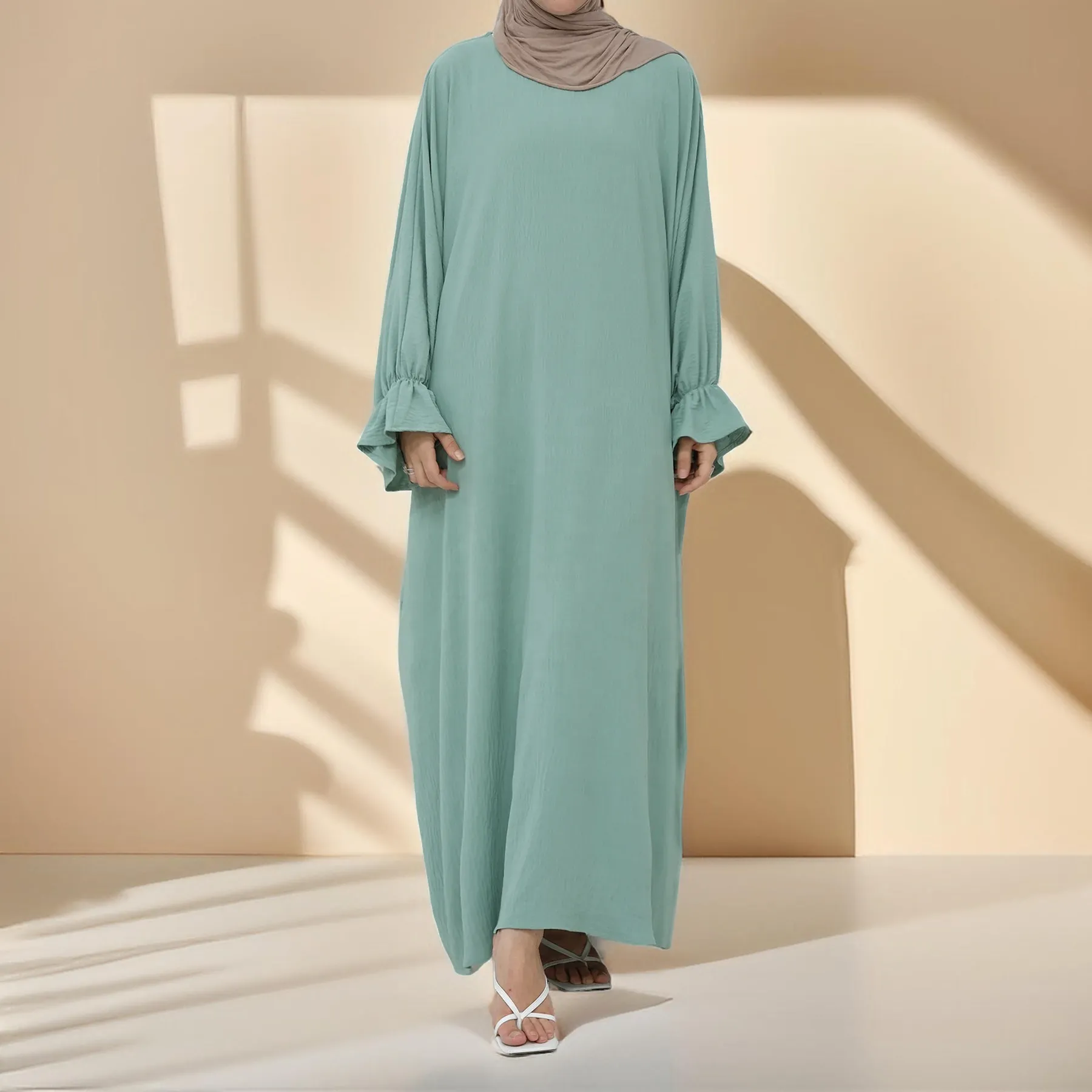 Serene Petal Abaya - Loose Cut & Comfy