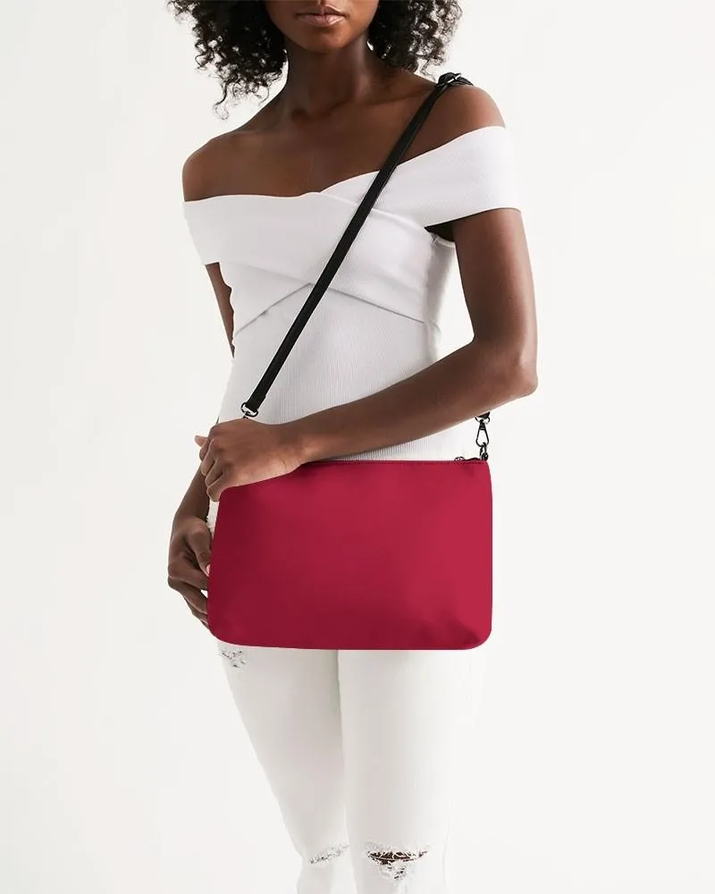 Shaded Red Zip Pouch | C0M100Y75K30
