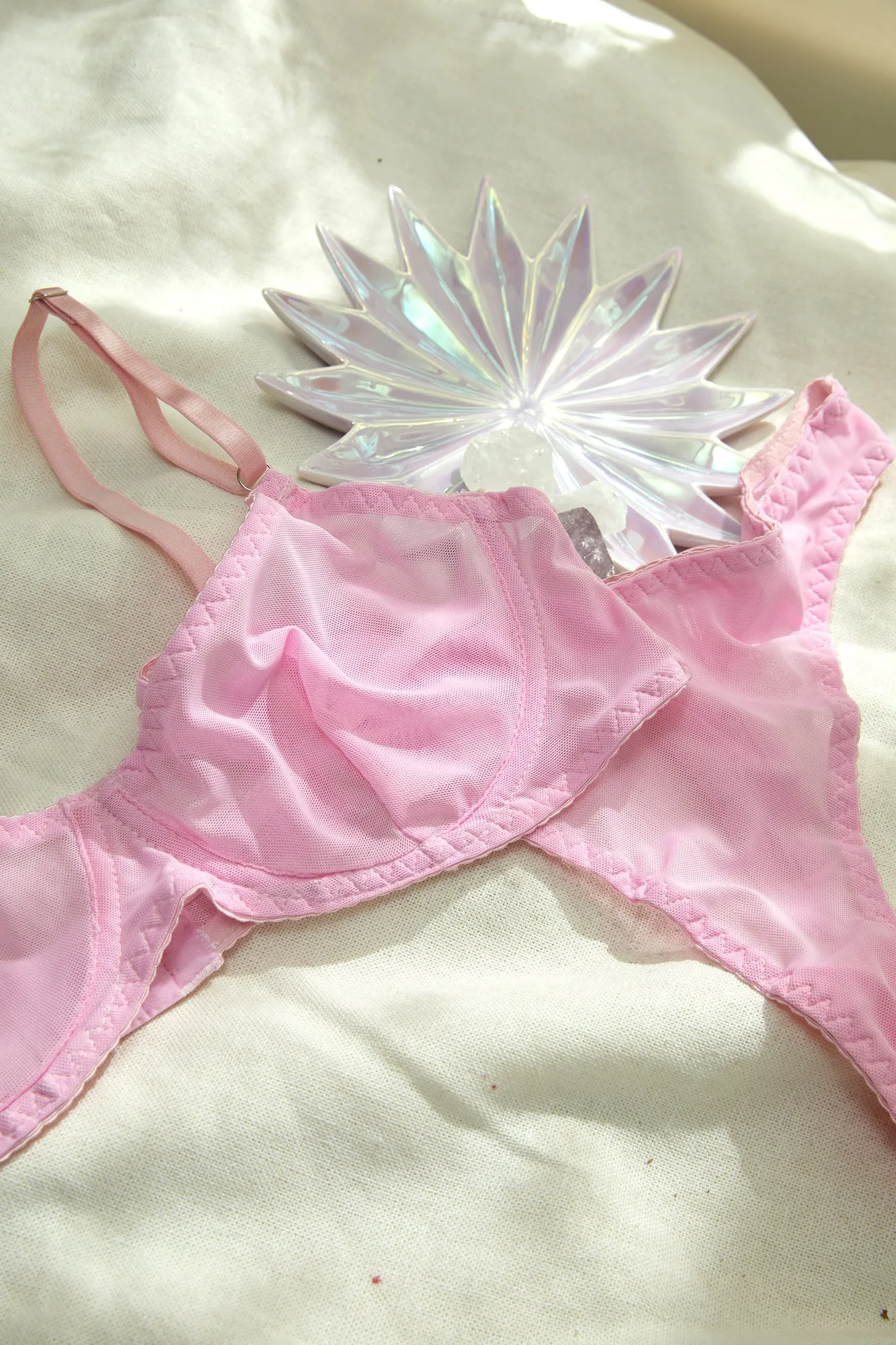 Sheer Bra and Panty Set