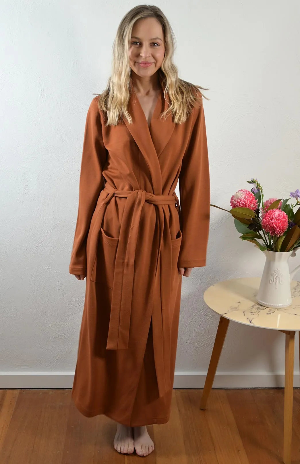 Smitten Merino Wool PONTE Dressing Gown