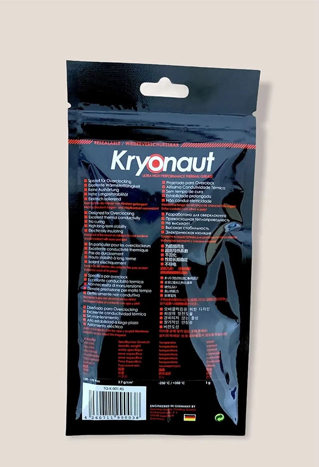 THERMAL GRIZZLY KRYONAUT THERMAL GREASE PASTE