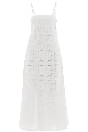 TORY BURCH midi lace dress in seven