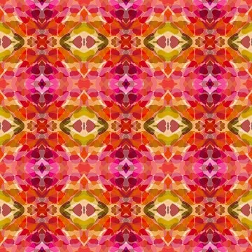 Vibrant Life Digital Kaleidoscope Y3546-36 Orange