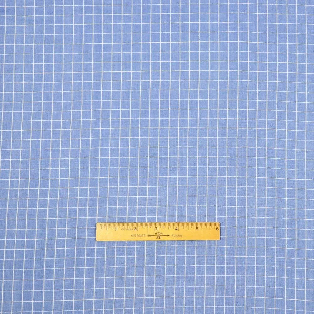 Wedgwood Check Handloom Cotton