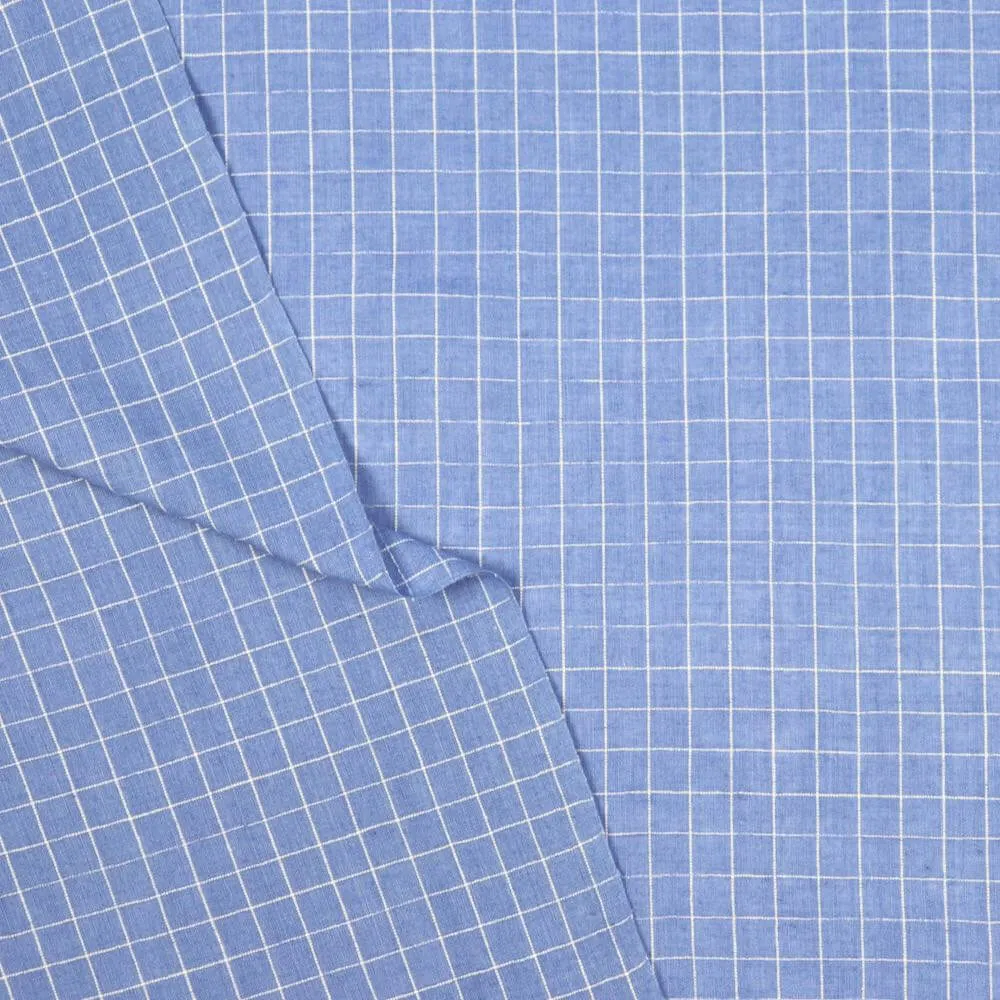 Wedgwood Check Handloom Cotton