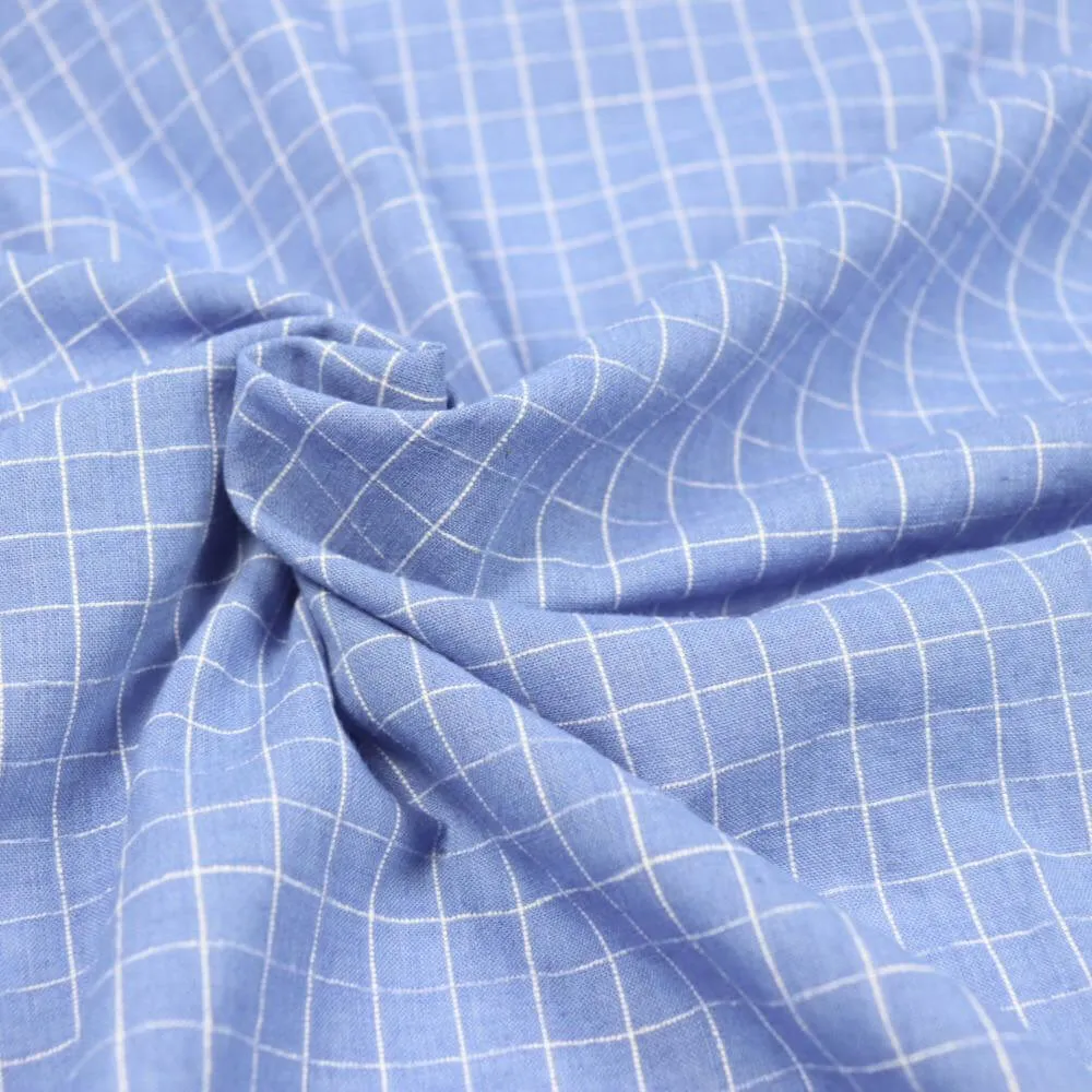 Wedgwood Check Handloom Cotton