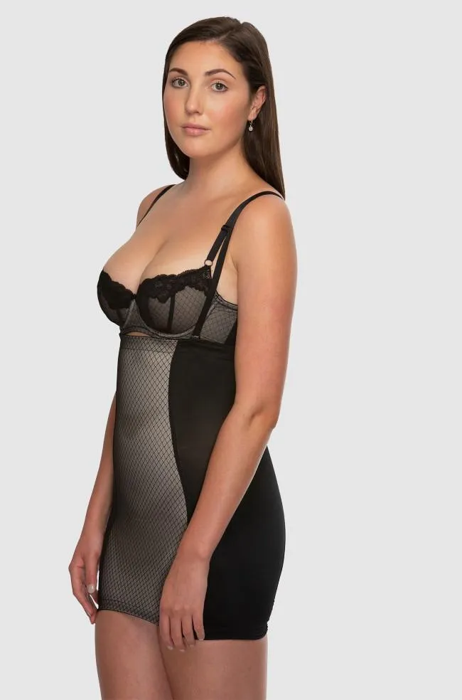 Whisper High Waist Slip Black (size 18 only)