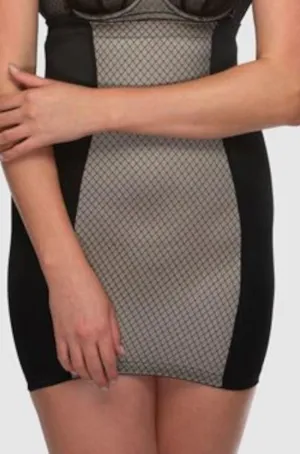 Whisper High Waist Slip Black (size 18 only)