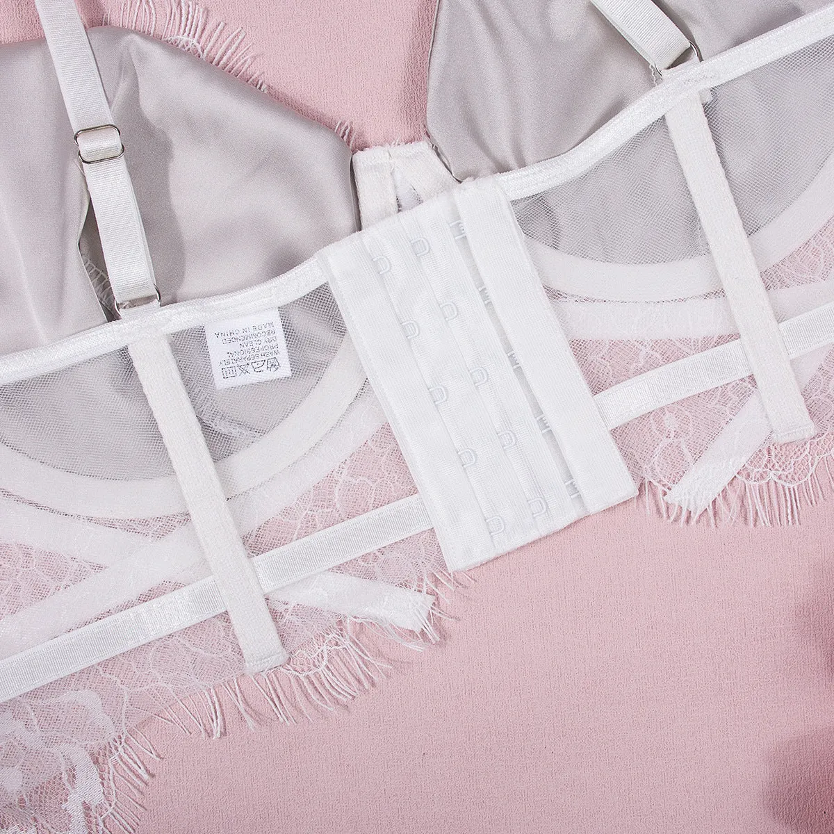 Women's Lace Slim Fit Three-Piece Underwear Set