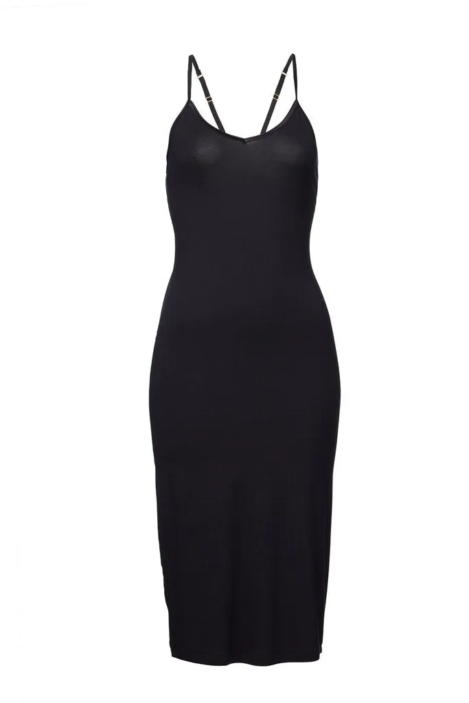 WORON Slip Dress Black